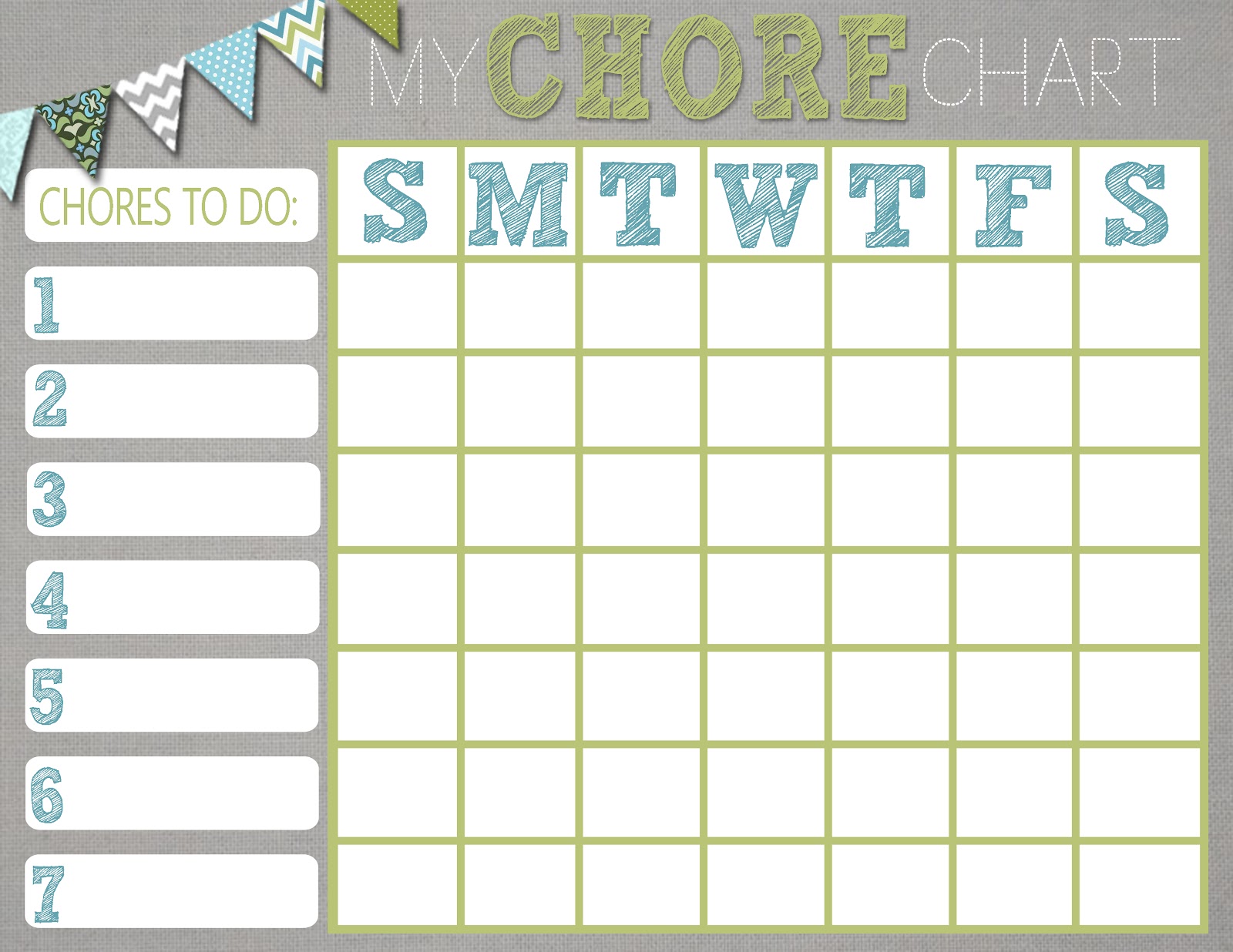 Family Chore Chart Ideas