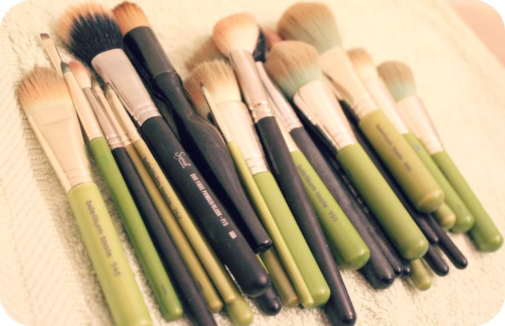 Lightly Wet Your Makeup Brushes Before You Apply Foundation