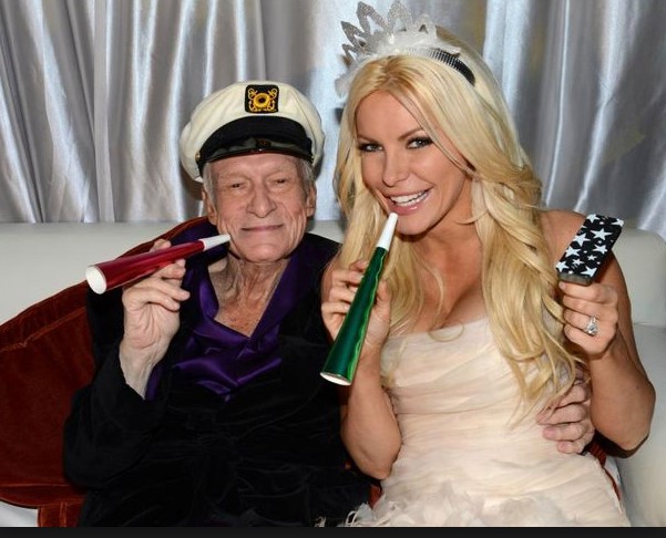 Hugh Hefner Crystal Harris