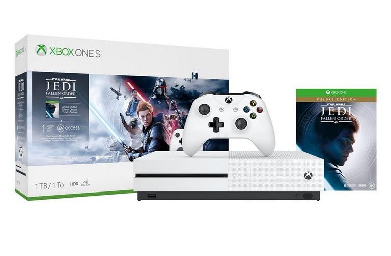 Xbox One S 1TB Star Wars Jedi: Fallen Order Gaming Console Bundle - $199.99