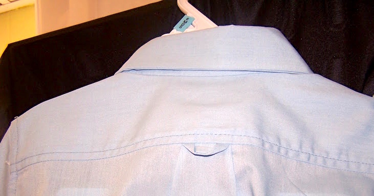 The Loop At The Back Of A Collared Shirt