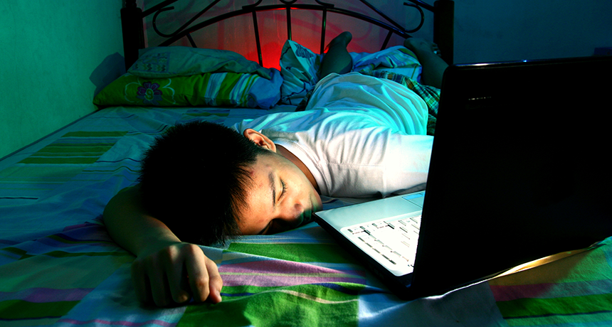 Blue Light Negatively Impacts Sleep