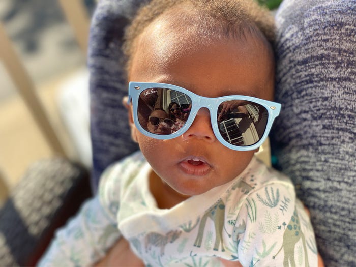 Babyhug Sunglasses - Black main image 1