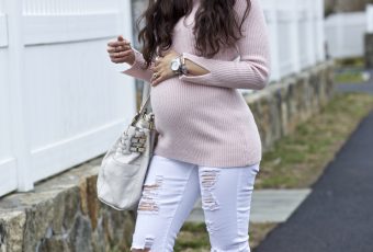 Who Says You Can't Wear White Maternity Jeans?