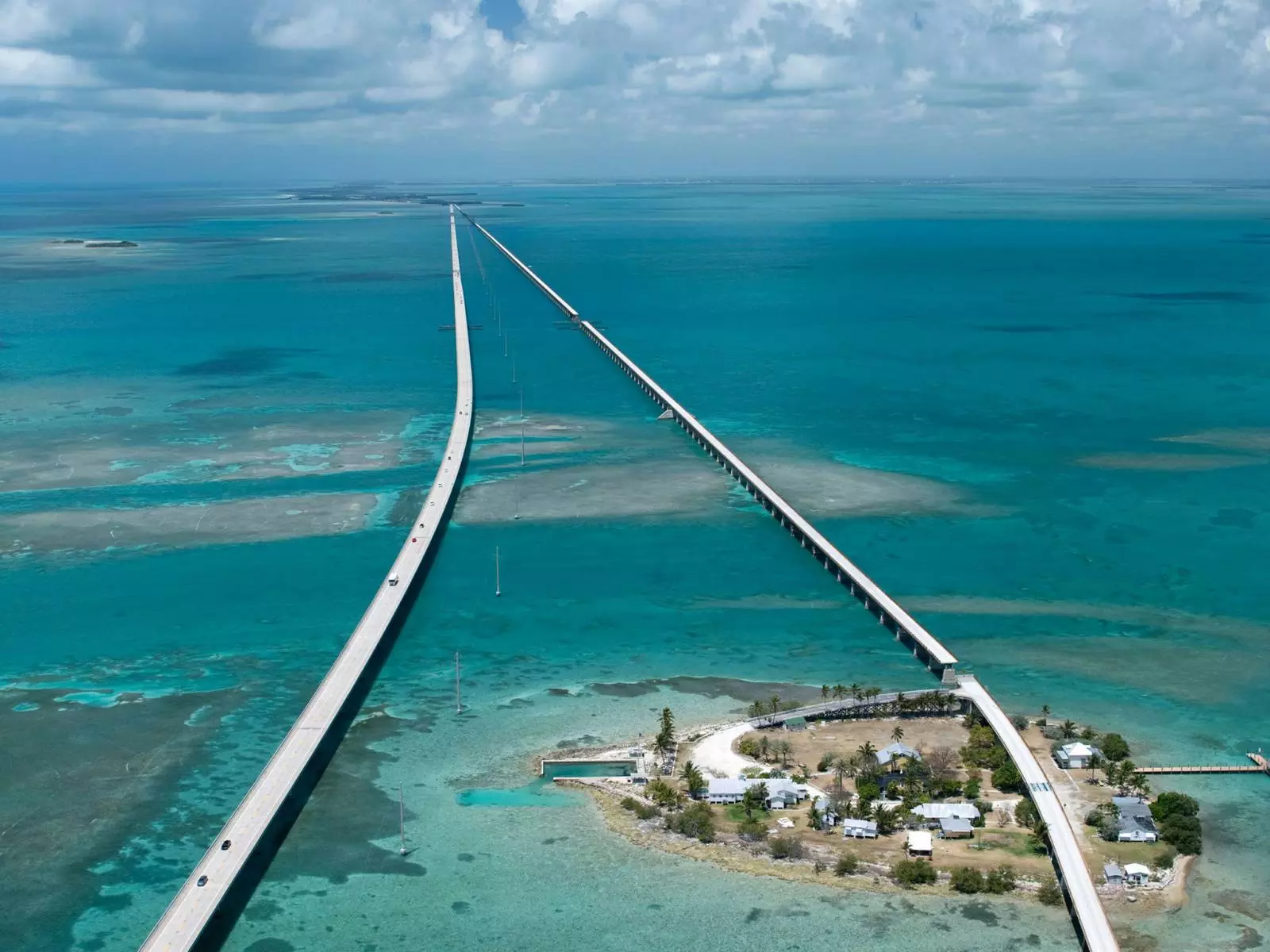 Seven Mile Bridge In Florida