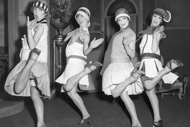 Flappers of the Roaring 20s