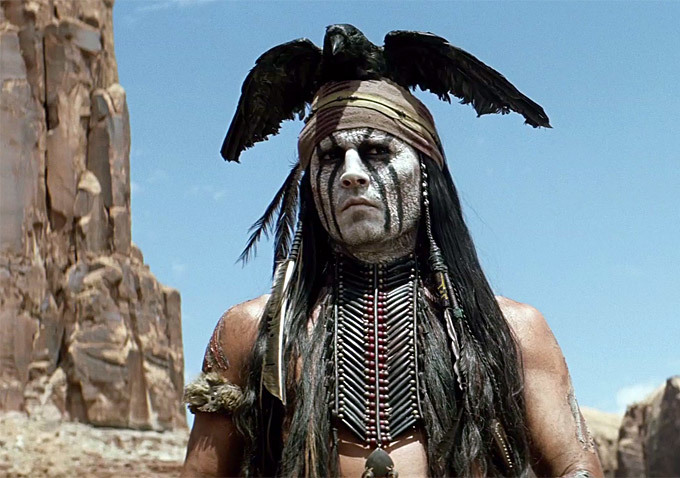 Johnny Depp As Tonto The Lone Ranger