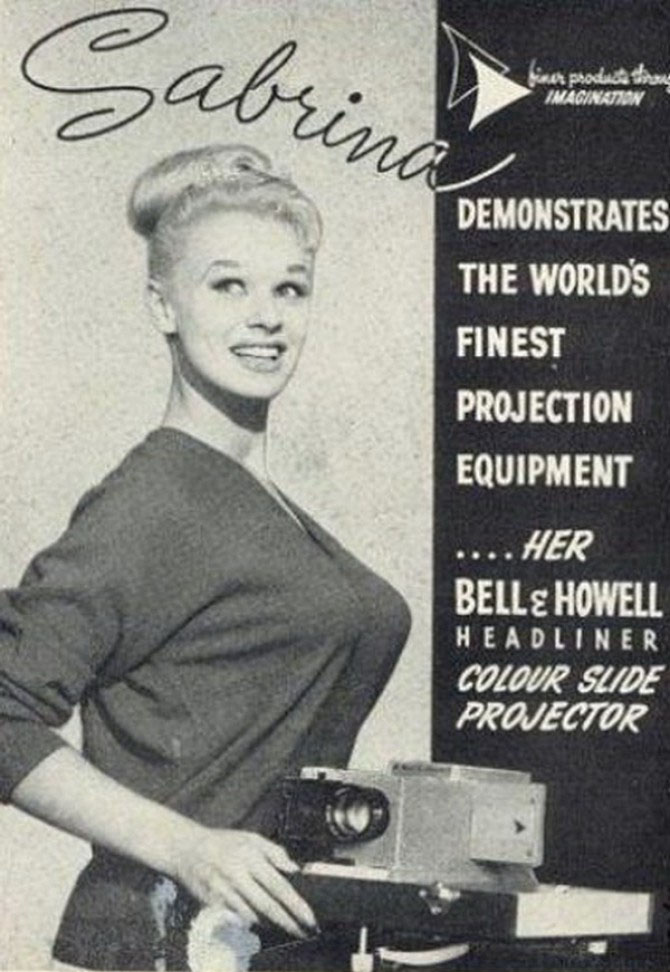Bell and Howell Projector in the 1950s