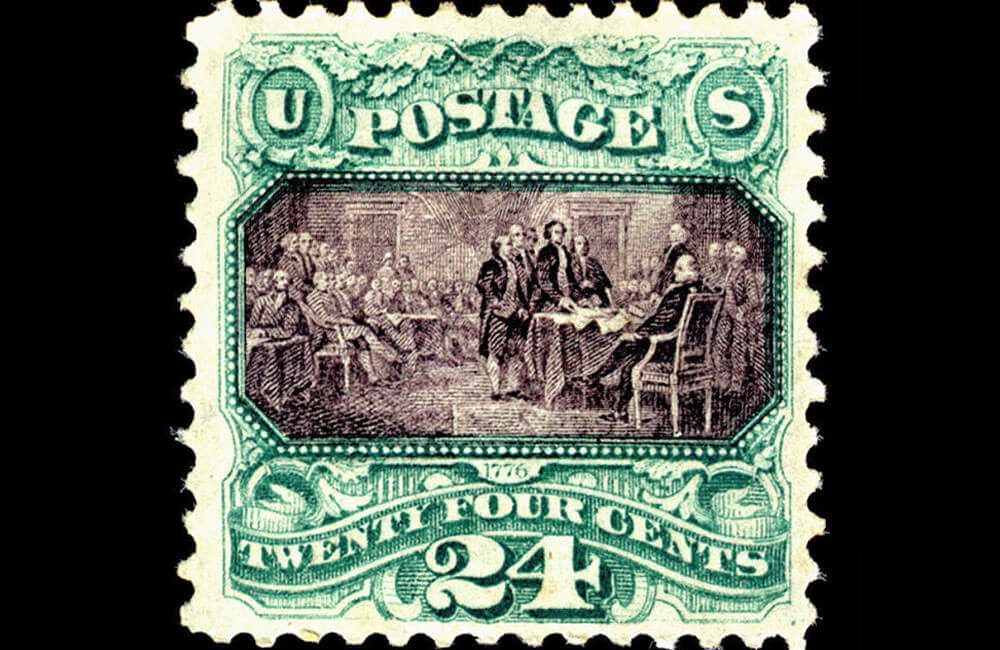 Article Image Collectibles 24c Declaration Of Independence Stamp