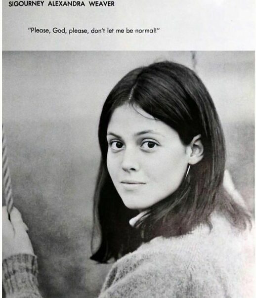 High School Photo Of Sigourney Weaver